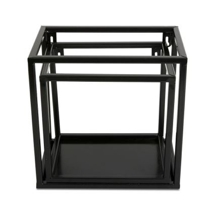 Етажерка 24x24 см черна
