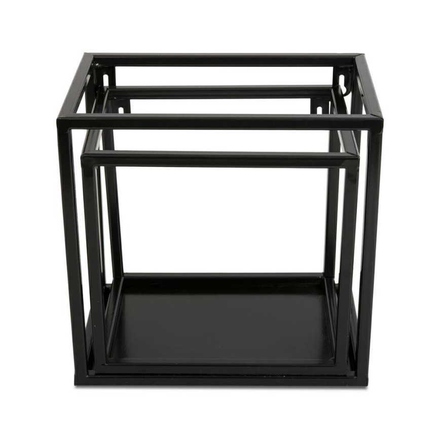 Етажерка 24x24 см черна