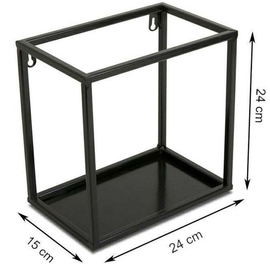 Етажерка 24x24 см черна