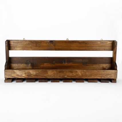 Етажерка 28x102 см смърч кафяв