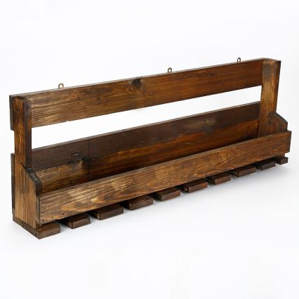 Етажерка 28x102 см смърч кафяв