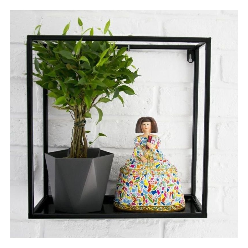 Етажерка 35x35 см черен