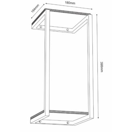 Етажерка 40x18 cм