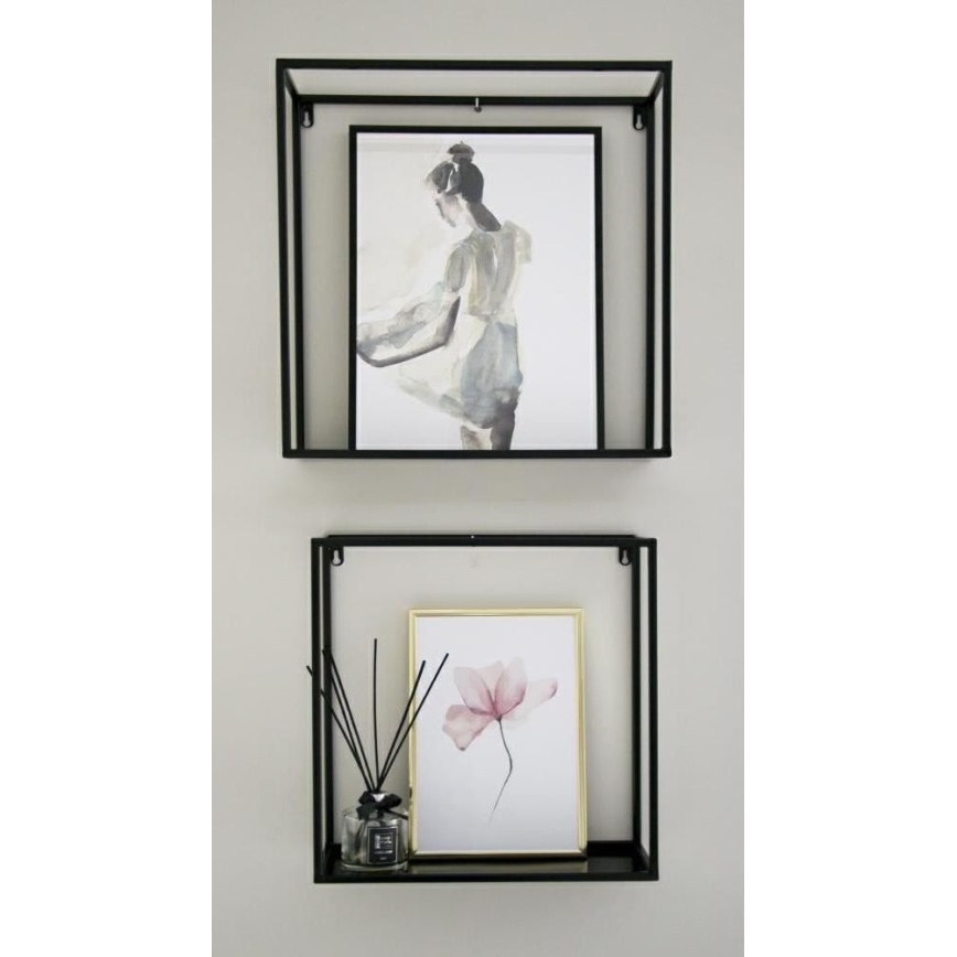 Етажерка 45x45 см черен