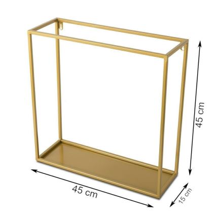 Етажерка 45x45 см златист