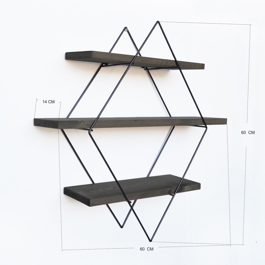 Етажерка 60x60 cм смърч