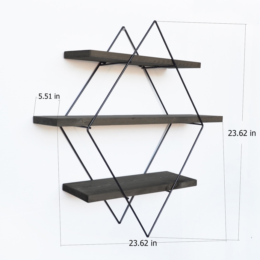 Етажерка 60x60 cм смърч