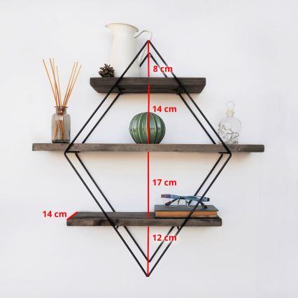Етажерка 60x60 cм смърч