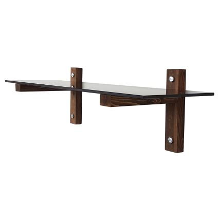 Етажерка 85x25 см бор/черен