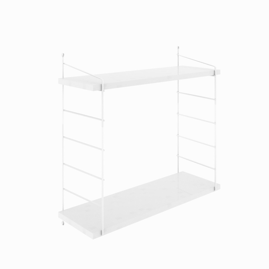 Етажерка ARMONI 58x72 cм бяла