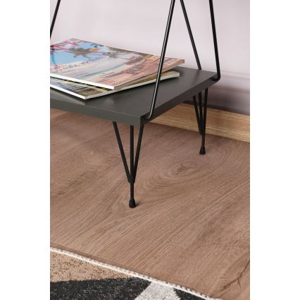 Етажерка BALABAN 165x48 cм антрацит/черна