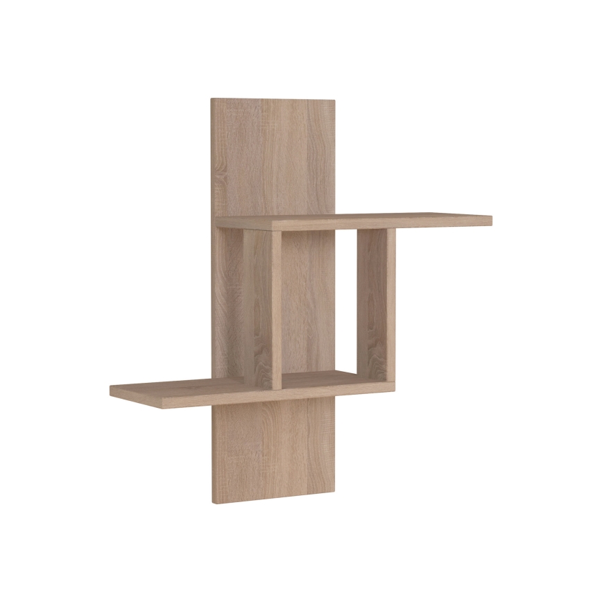 Етажерка MILL 70x64 см бежов