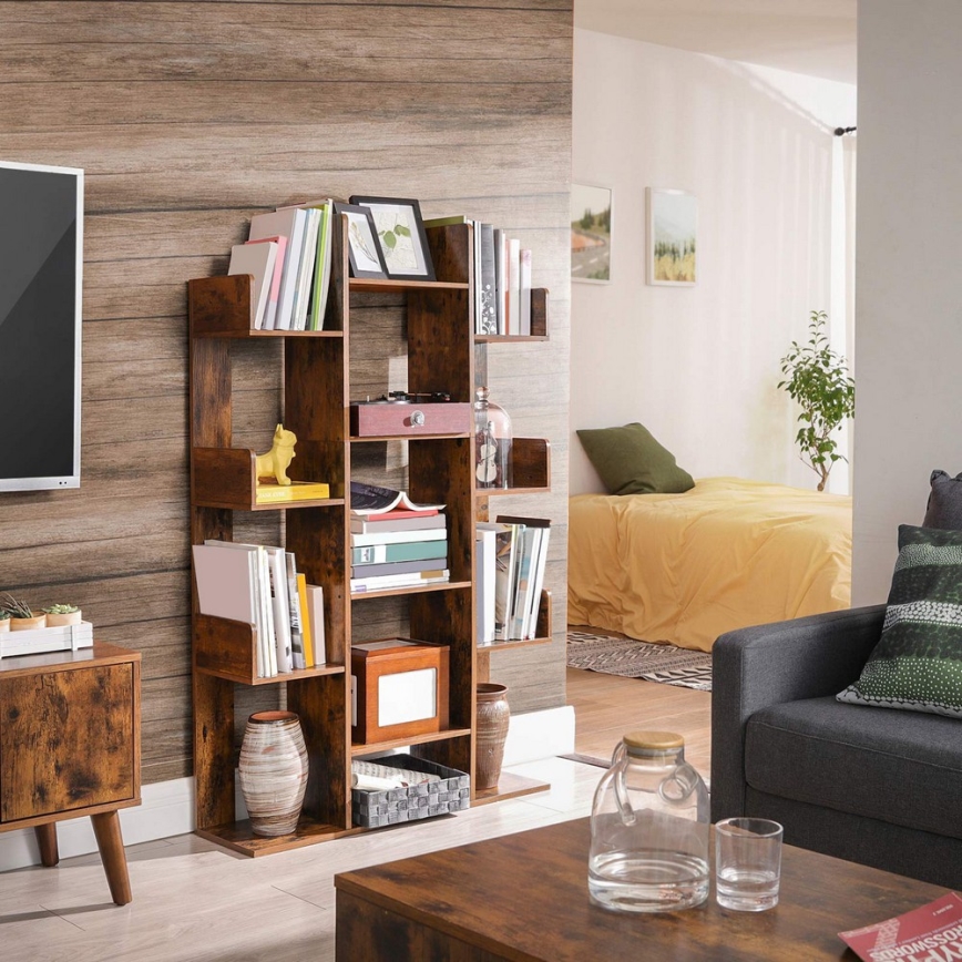 Етажерка NAVARO в кафяво