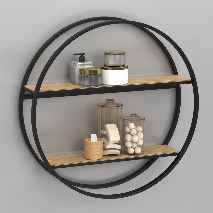 Етажерка SHELF Ø 62,5 см дъб