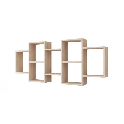 Етажерка TRIO 65x161 см бежов