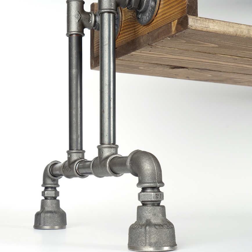 Етажерка за обувки BORU 50x90 см черна/смърч