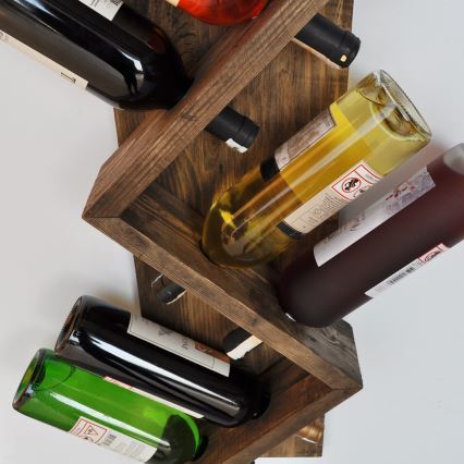 Етажерка за вино ICKI 33x60 cм смърч