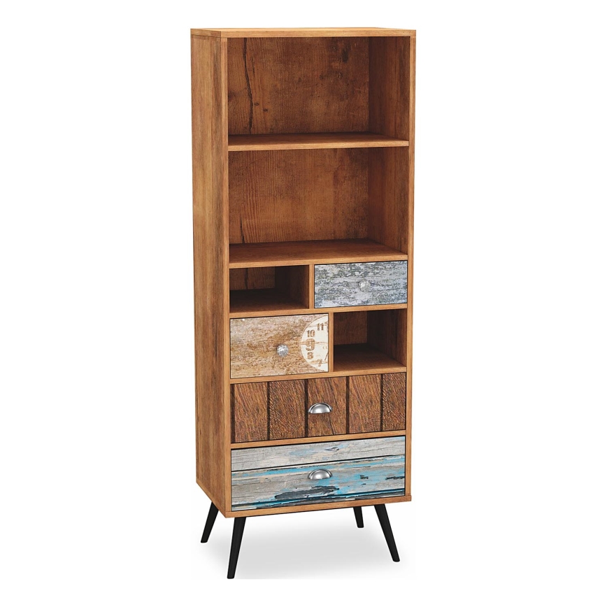 Етажерка за книги MEZO 180x60 см дъб вотан