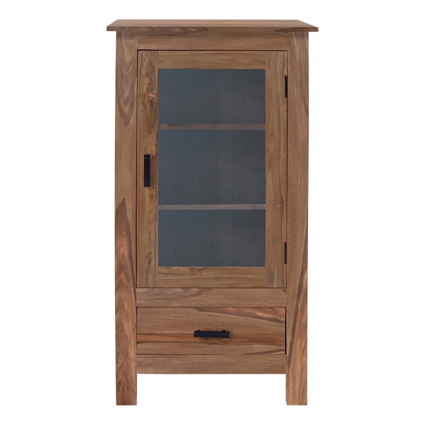 Етажерка за книги RAMI 120x60 см масивнo дървo/палисандър