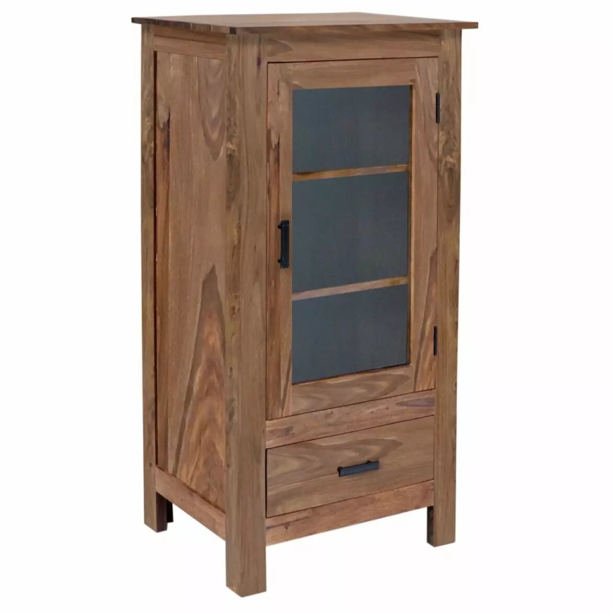 Етажерка за книги RAMI 120x60 см масивнo дървo/палисандър