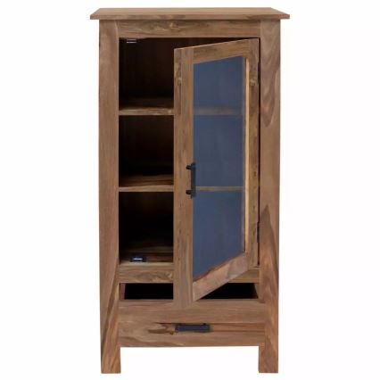 Етажерка за книги RAMI 120x60 см масивнo дървo/палисандър