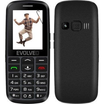 Evolveo - EasyPhone EG, 4G мобилен телефон за възрастни, черен