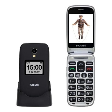 Evolveo - EasyPhone FS сгъваем мобилен телефон за възрастни 2.8