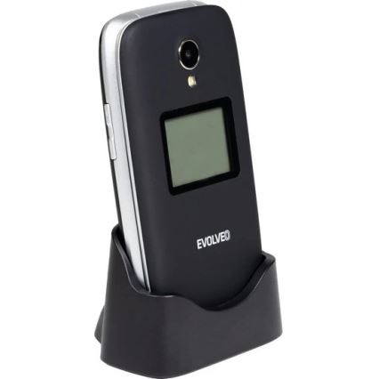 Evolveo - EasyPhone FS сгъваем мобилен телефон за възрастни 2.8 черен