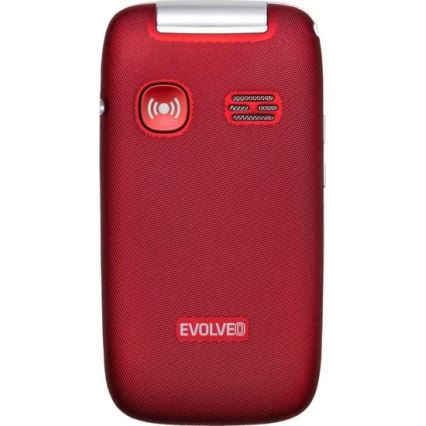 Evolveo - EasyPhone FS сгъваем мобилен телефон за възрастни 2.8 червен