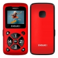 Evolveo - EasyPhone ID червен мобилен телефон за възрастни хора