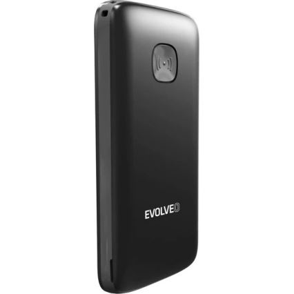 Evolveo - EasyPhone ID мобилен телефон за възрастни, черен