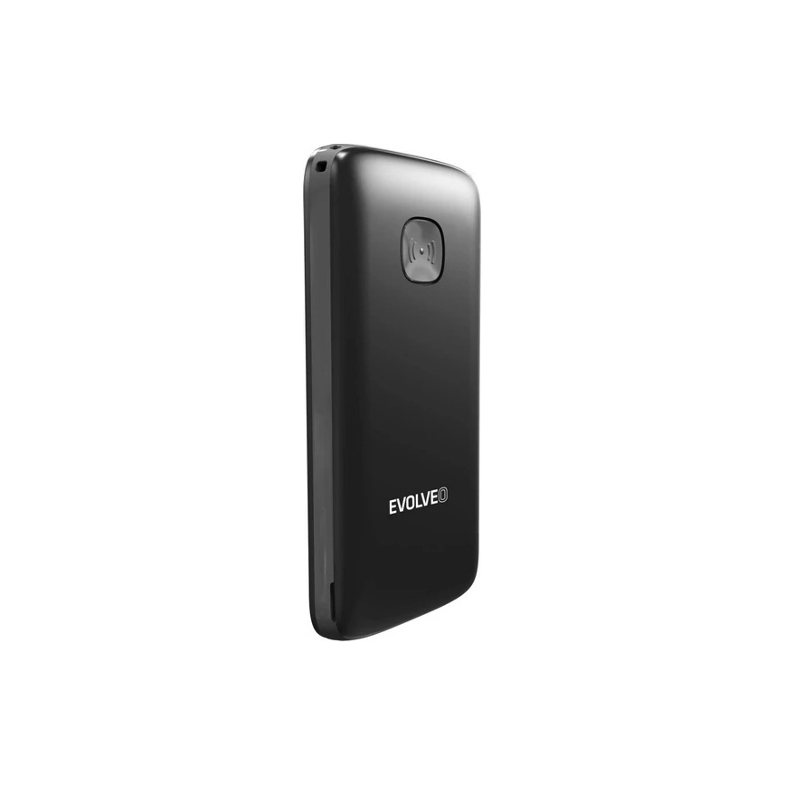 Evolveo - EasyPhone ID мобилен телефон за възрастни, черен