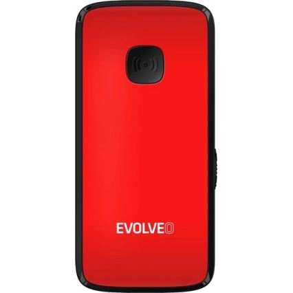 Evolveo - EasyPhone ID, мобилен телефон за възрастни, червен