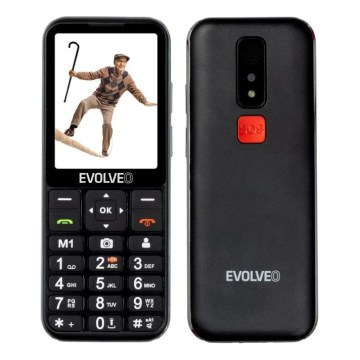 Evolveo - EasyPhone LT, 4G мобилен телефон за възрастни, черен