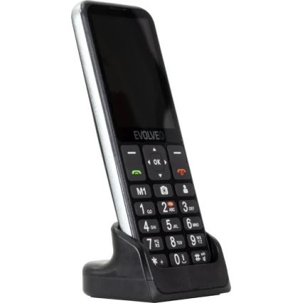 Evolveo - EasyPhone LT 4G мобилен телефон за възрастни, черен