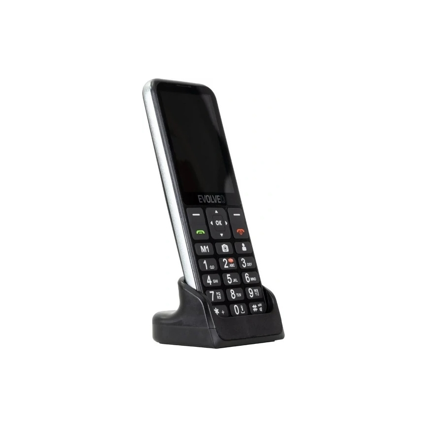 Evolveo - EasyPhone LT 4G мобилен телефон за възрастни, черен