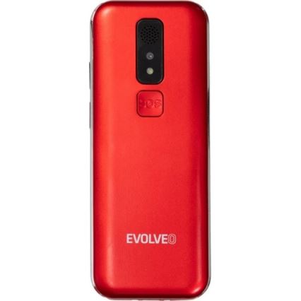 Evolveo - EasyPhone LT 4G мобилен телефон за възрастни хора, червен
