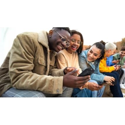 Evolveo - MaxPhone A1, бутонен Dual SIM телефон, черен