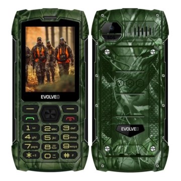 Evolveo - StrongPhone H1 водоустойчив Dual SIM телефон с ловен камуфлаж