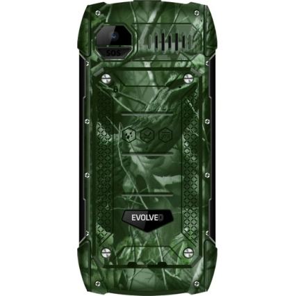 Evolveo - StrongPhone H1 водоустойчив Dual SIM телефон с ловен камуфлаж