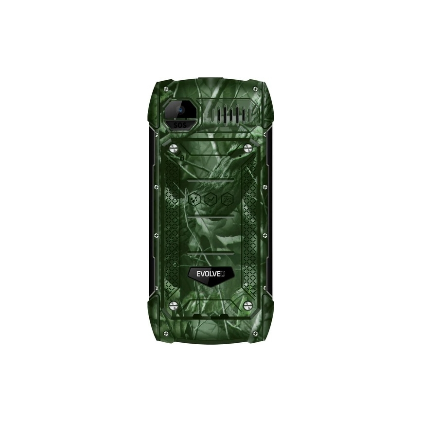 Evolveo - StrongPhone H1 водоустойчив Dual SIM телефон с ловен камуфлаж