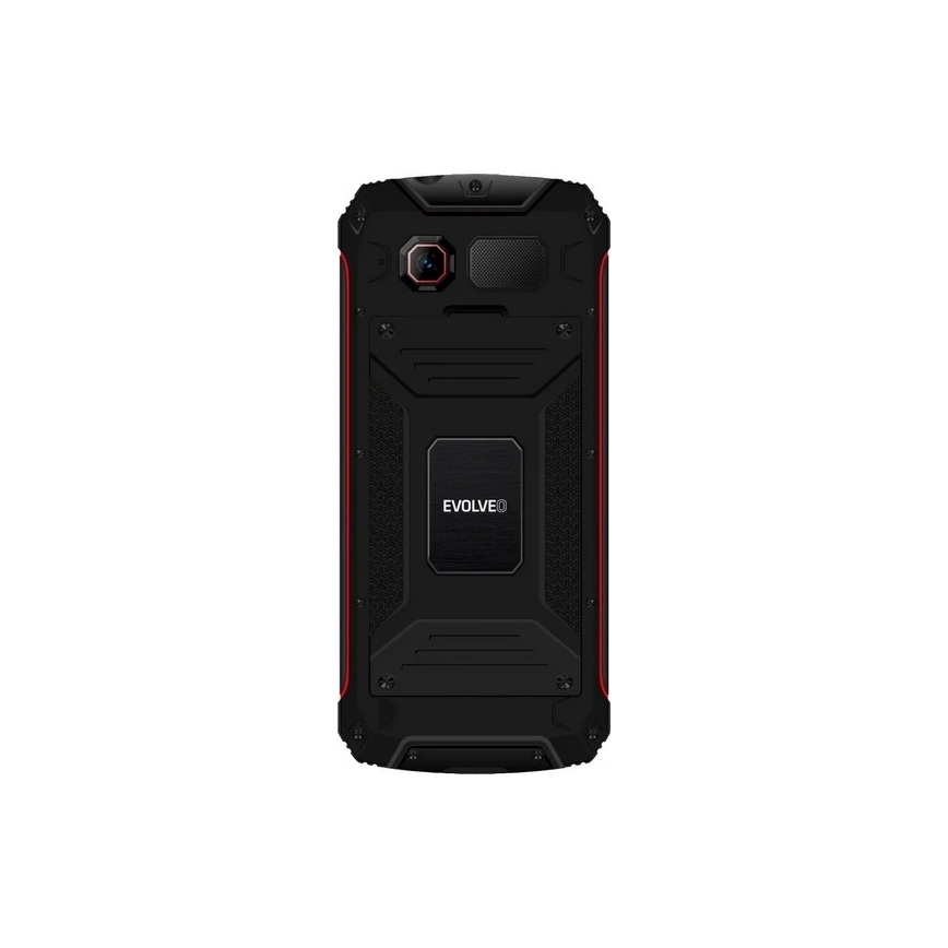 Evolveo - StrongPhone W4 водоустойчив Dual SIM телефон черен/червен
