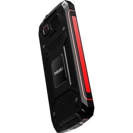 Evolveo - StrongPhone W4 водоустойчив Dual SIM телефон черен/червен