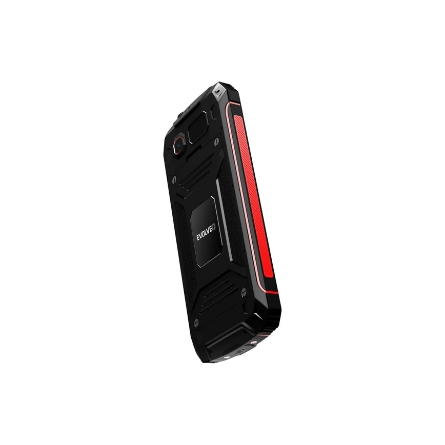 Evolveo - StrongPhone W4 водоустойчив телефон с две SIM карти черен/червен