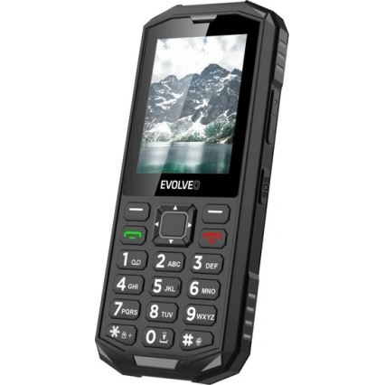 Evolveo - StrongPhone X5 водоустойчив Dual SIM телефон черен/сив