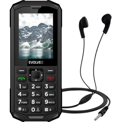 Evolveo - StrongPhone X5 водоустойчив Dual SIM телефон черен/сив