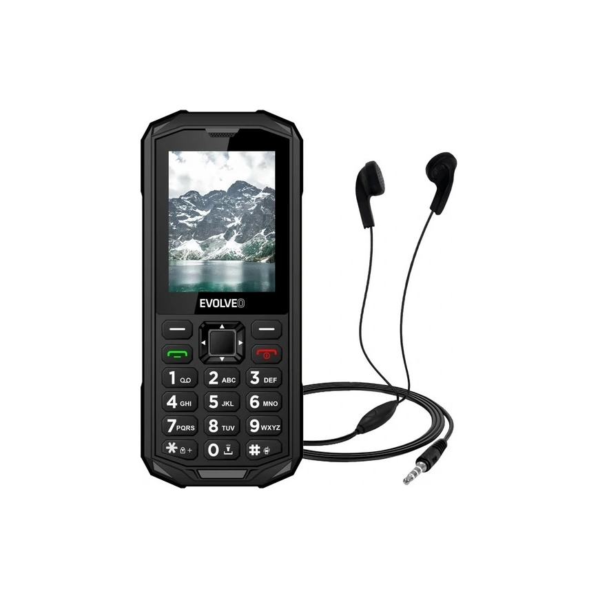 Evolveo - StrongPhone X5 водоустойчив Dual SIM телефон черен/сив