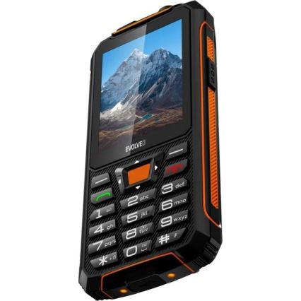 Evolveo - StrongPhone Z6 водоустойчив Dual SIM телефон черен/оранжев