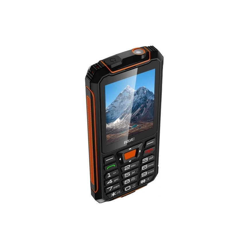 Evolveo - StrongPhone Z6 водоустойчив Dual SIM телефон черен/оранжев