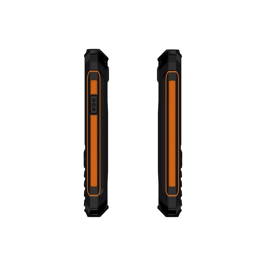 Evolveo - StrongPhone Z6, водоустойчив телефон с две SIM карти, черен/оранжев